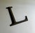 Antique Bronze Letter "L" Hanging Wall Signage For Sale - Image 4 of 15