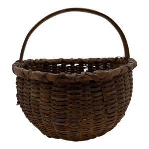 Avery Fine Antique Pennsylvania Folk Art Woven Split Oak Basket, 19th Century