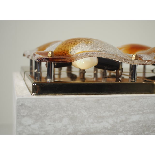Wall Lights by Toni Zuccheri for A.V. Mazzega, 1970s, Set of 4 For Sale - Image 9 of 17