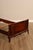 Mid 20th Century Pair of Vintage Flame Mahogany Twin Beds with Pierced Headboards, Circa 1940s For Sale - Image 5 of 18