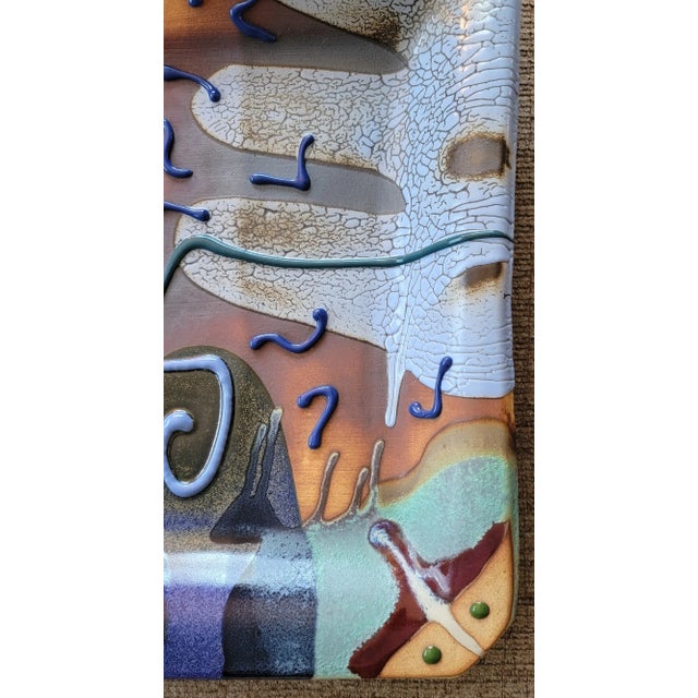 Ceramic Mathew Patton Postmodern Abstract Studio Wall Art Pottery Pacific Northwest Orcas Island Washington For Sale - Image 7 of 12