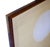 C. 1970s Japanese Style Monochrome Silk Screen "Egrets and Moon" For Sale - Image 14 of 17