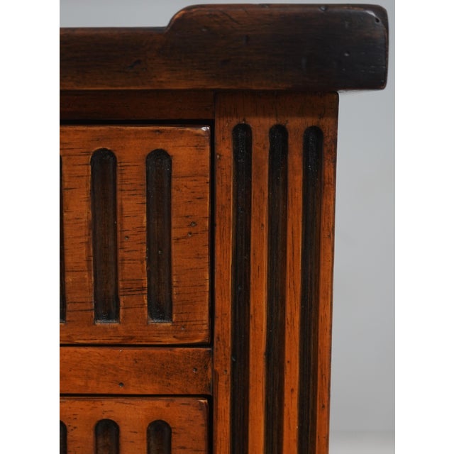 Wood Theodore Alexander Country 2 Drawer Lamp Table For Sale - Image 7 of 18