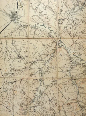 Oriskany, Rome, New York 1895 Us Geological Survey Folding Map