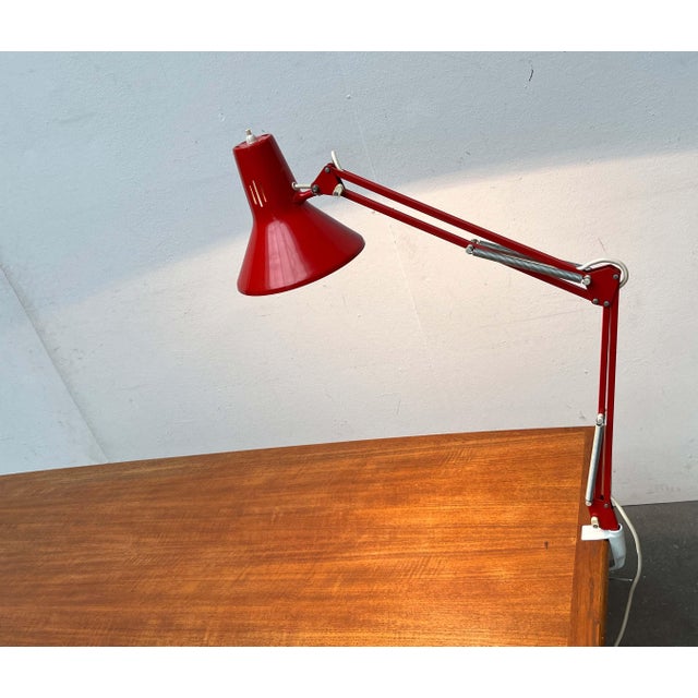 Vintage German Model T2 Table Task Lamp by Jac Jacobsen for Luxo, 1970s For Sale - Image 12 of 18