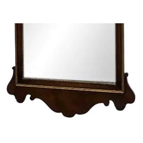 Large Federal Style Mahogany and Gilt Constitution Mirror With Urn and Wheat Finial For Sale - Image 12 of 13