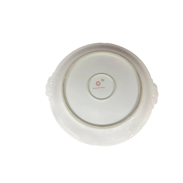 Ceramic Antique Haviland Limoges Gilded Platter With Daisy Chain Pattern For Sale - Image 7 of 8