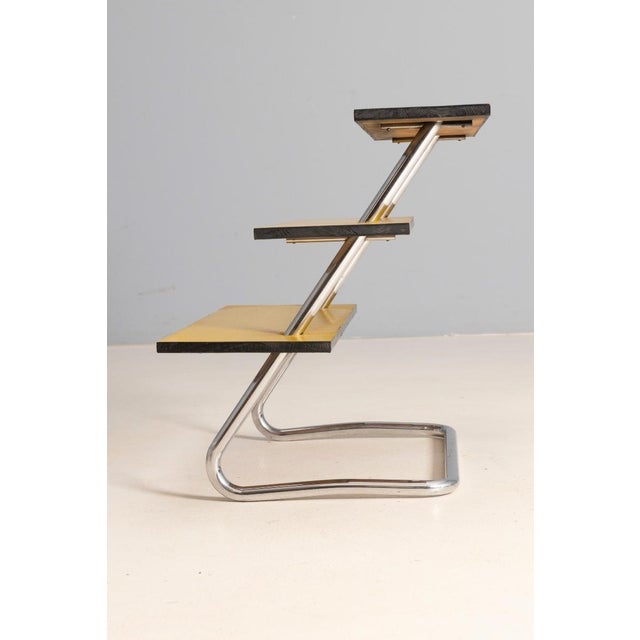 Bauhaus Three-Tier Flower Stand by Jindřich Halabala, 1930s For Sale - Image 3 of 6