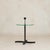 Vintage Italian Iron + Glass Top Side Table - 2 Available For Sale - Image 4 of 11