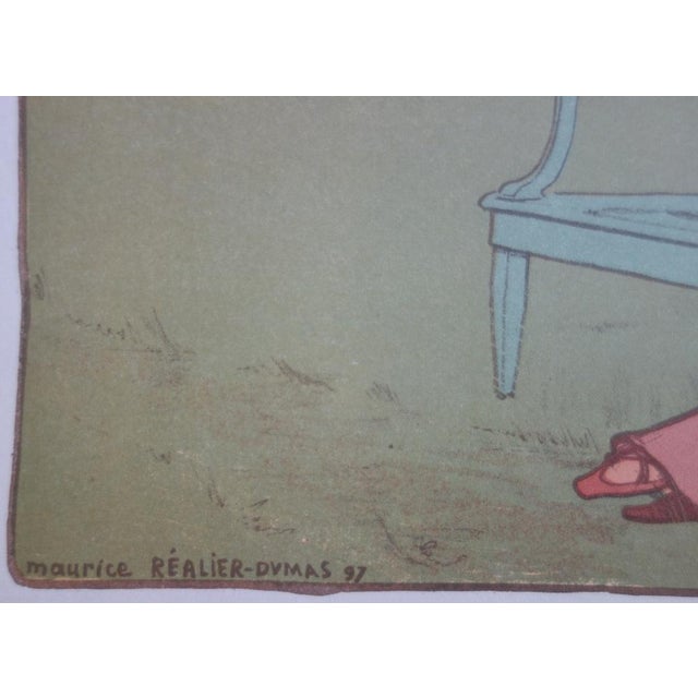 Maurice Realier-Dumas, Corinne, 1897/1898, Original Lithograph For Sale - Image 3 of 6