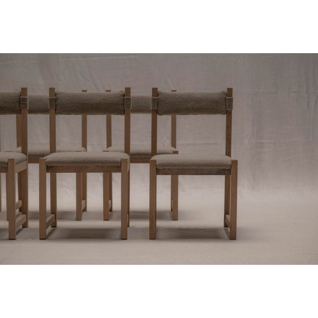 Vintage Dining Chairs by Emiel Veranneman, 1970s, Set of 6 For Sale - Image 4 of 18