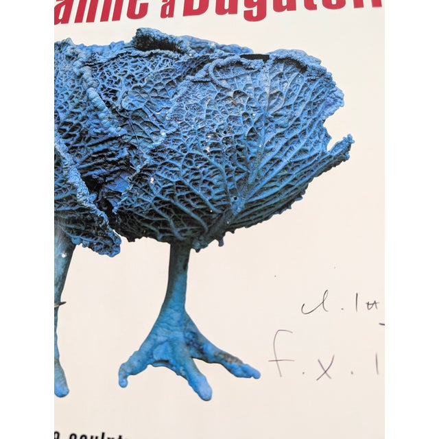 Paper Original Exhibition Poster of Les Lalanne À Bagatelle after Claude & François-Xavier Lalanne, 1998 For Sale - Image 7 of 13