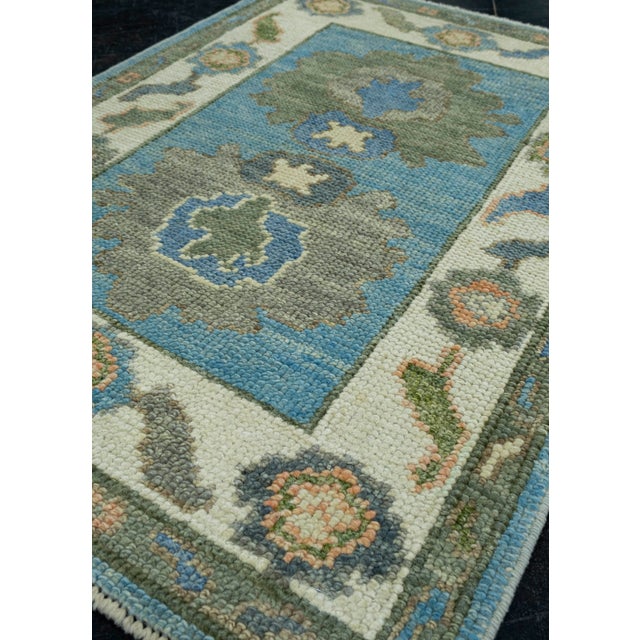 Early 21st Century Turkish Oushak Rug 2'3" x 3'1" #17047 For Sale - Image 5 of 8
