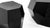 Three Rocks Medium Coffee Table in Black Glass from Insidherland For Sale - Image 4 of 5