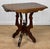 Victorian Antique Eastlake Victorian Walnut Carved Parlor Side Table For Sale - Image 3 of 14