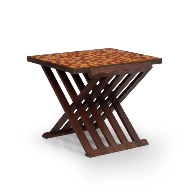 Edward Wormley for Dunbar Occasional Table With Murano Mosaic Tiles For Sale - Image 12 of 12