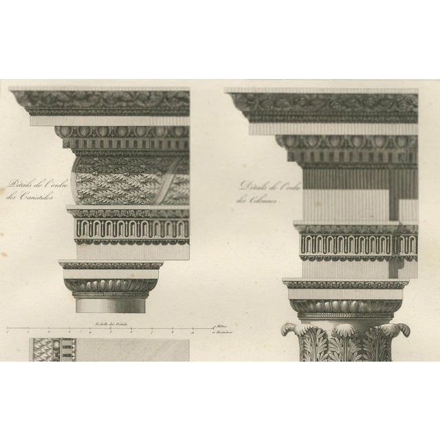 Paper Louis-Pierre Baltard, Louvre Architectural Studies, 1803, Paper, Set of 2 For Sale - Image 7 of 16