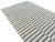 Textile Not Yet Made - Made To Order Handmade Cotton Area Rug Vegetable Dyed Olive Green and White Up Down Striped Rug-8'x10' For Sale - Image 7 of 11