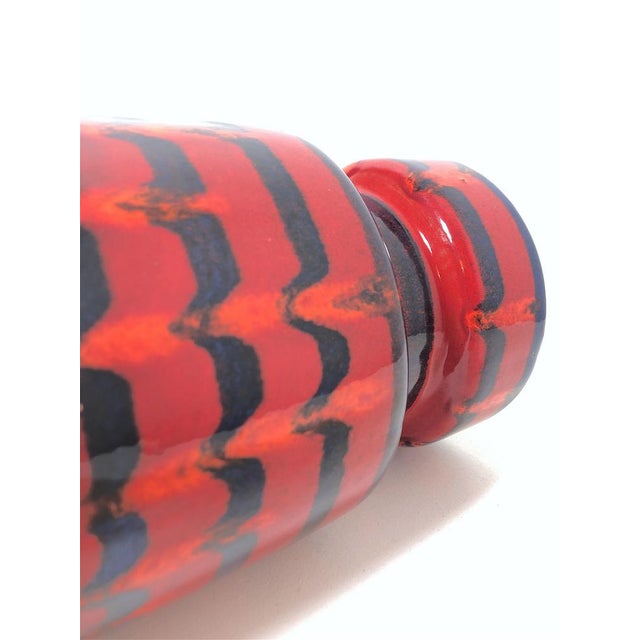 West German Ceramic Vase from Scheurich, 1970s For Sale - Image 4 of 8