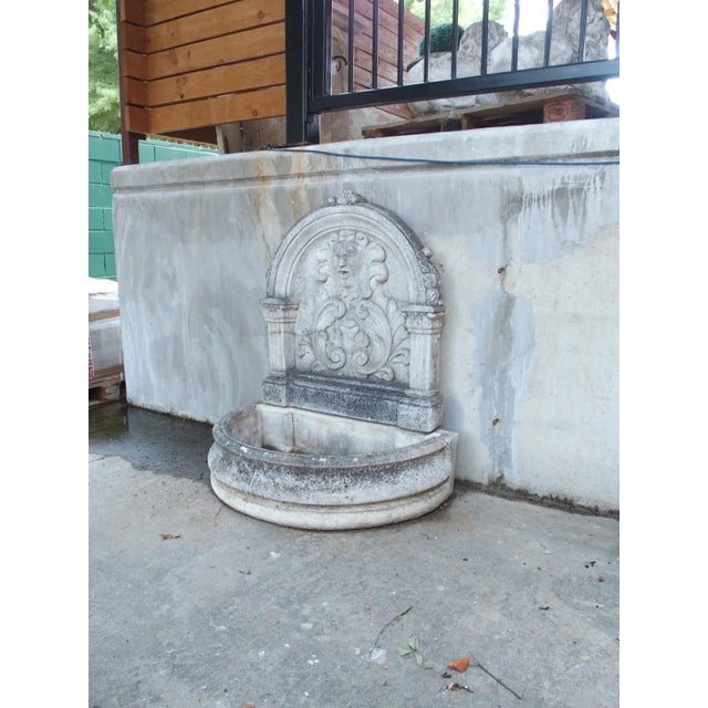 Voisins-Le-Bretonneux Cast Vintage Garden Wall Fountain From France, C. 1970s For Sale - Image 16 of 18