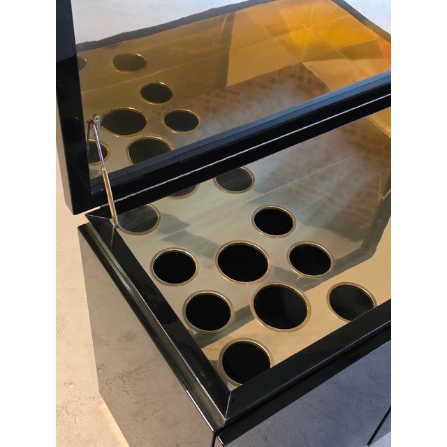 Vintage Jean Claude Mahey Bar Cabinet, 1970s For Sale - Image 9 of 13