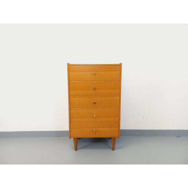 Vintage Oak Chest of Drawers, 1960s For Sale - Image 11 of 18