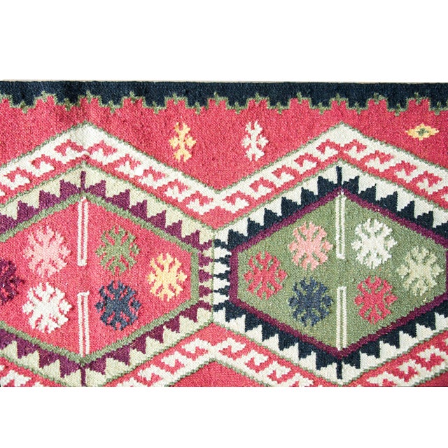 Tribal Vintage Afghani Kilim Runner For Sale - Image 3 of 16