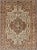 Antique Tabriz With Leaflet Motifs in Neutral Browns & Cream 5′1″ × 7′3″ For Sale
