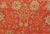 Textile Antique Turkish Oushak Rug With All-Over Design on Orange Red Field and Gray Border For Sale - Image 7 of 9