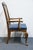 Wood Drexel Heritage Solid Walnut Early American Traditional Dining Arm Chair 186-810 For Sale - Image 7 of 11