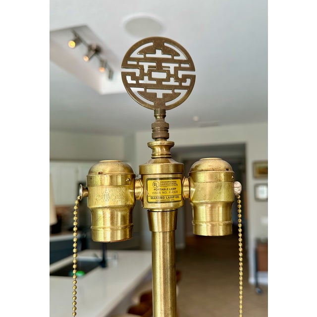 Pair 19th Century Chinese Marbro Famille Rose Porcelain Table Lamps For Sale - Image 16 of 18