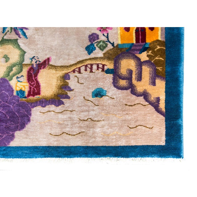 Early 20th Century Chinese Art Deco Rug For Sale - Image 11 of 14