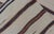 Turkish Vintage Kilim Rug Ivory Brown Striped Anatolian Flatweave Wool For Sale - Image 12 of 12