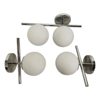 Vintage Ball Wall Lights, 1970, Set of 3 For Sale