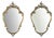 Louis XVI Style Florentine Brass Mirrors, 1890, Set of 2 For Sale