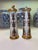Lenox Tall Porcelain Salt And Pepper Shakers With Brass Tops Elegant matching Lenox salt and pepper set with ornate...