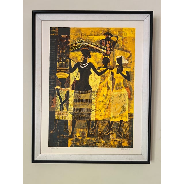 Mid-Century Modern 1960s Two Mid Century Modern Phil Paradise Serigraphs For Sale - Image 3 of 10