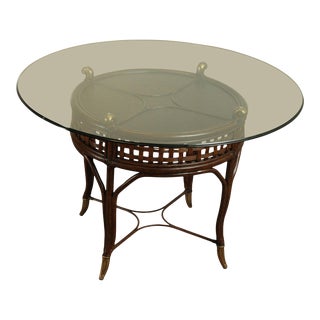 Vintage New Rattan Dining Tables For Sale Chairish