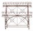 French Art Nouveau Two-Tier Wirework Boulangerie Baker's Rack For Sale