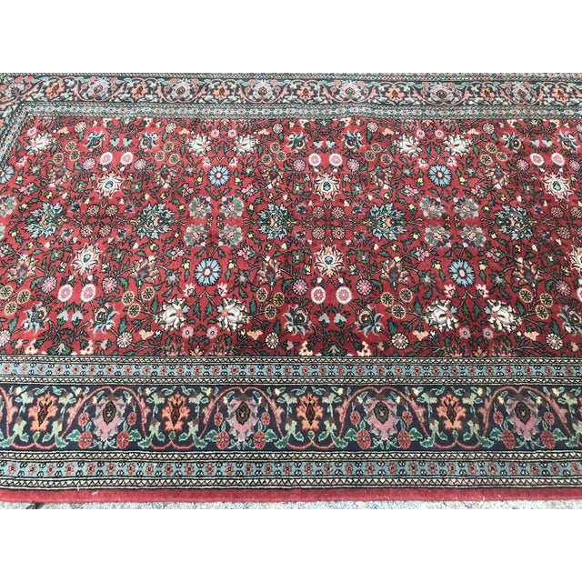 Blue Turkish Hereke Rug For Sale - Image 8 of 12