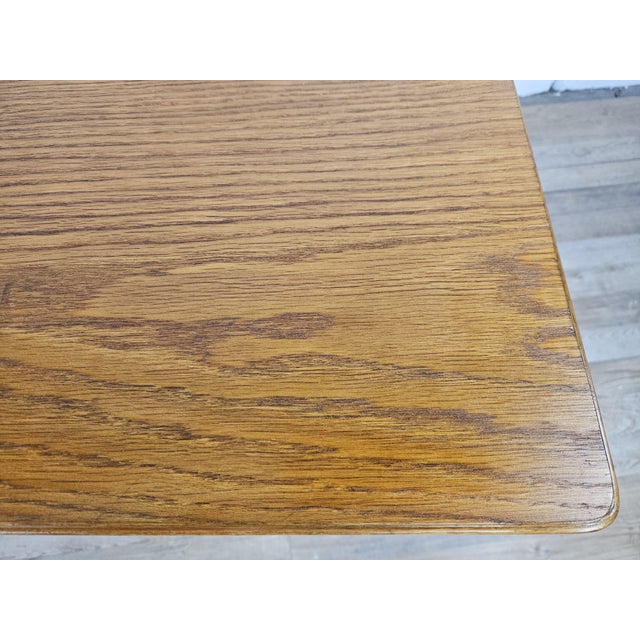 Rectangular Coffee Table in Beech and Oak, 1970 For Sale - Image 12 of 17