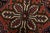 Red Heriz Rug 9′ X 10’5” Red Wool Vintage Tribal Hand-Knotted Oriental Carpet For Sale - Image 8 of 15