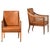 Bergère Armchairs in Cane with Leather and Mahogany by Kaare Klint, 1931, Set of 2 For Sale - Image 14 of 14