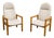 Pair of Oak Mid Century Modern Lounge Chairs | Danish MCM Armchairs, C. 1960’s For Sale