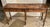 Brown Hekman Burl Wood, Faux Bamboo Console With Nesting Stools & Brass Accents For Sale - Image 8 of 14