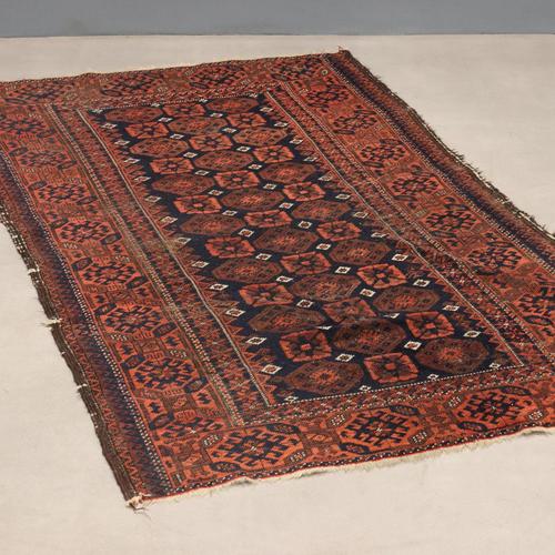 Brown Beluchi Rug in Wool, Iran For Sale - Image 8 of 8