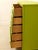 Vintage Chartreuse Highboy Dresser With Ornate Brass Rosette Pulls For Sale - Image 10 of 12