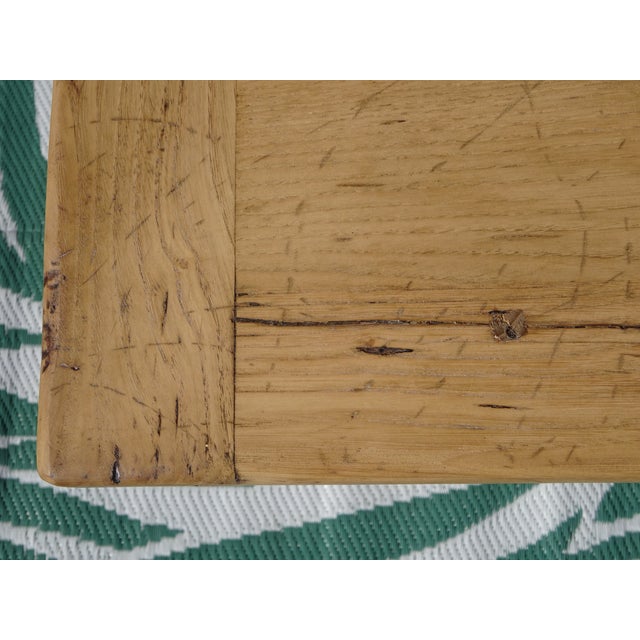 Rustic Oak Desk, 1930s For Sale - Image 9 of 18