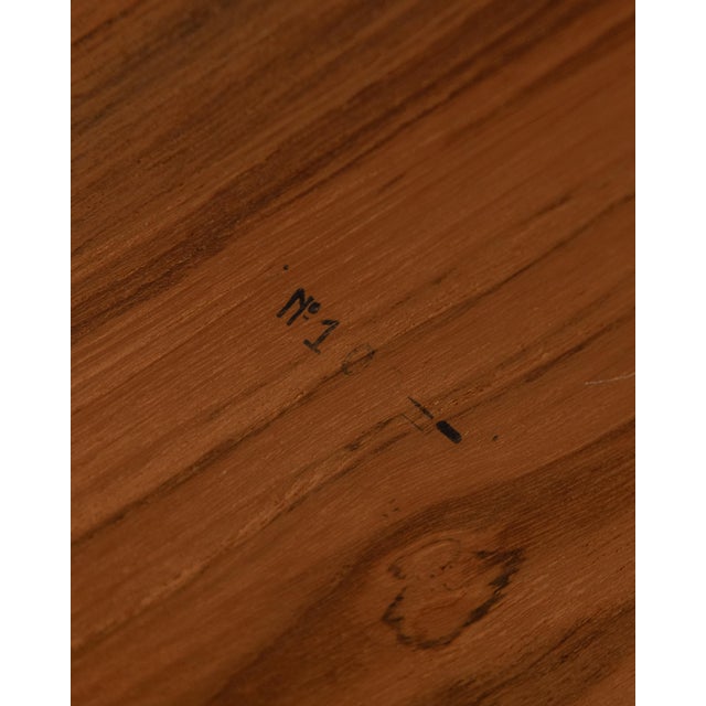 Danish Modern Teak Extendable Dining Table attributed to Sven Ellekaer, Denmark, 1960s For Sale - Image 17 of 18