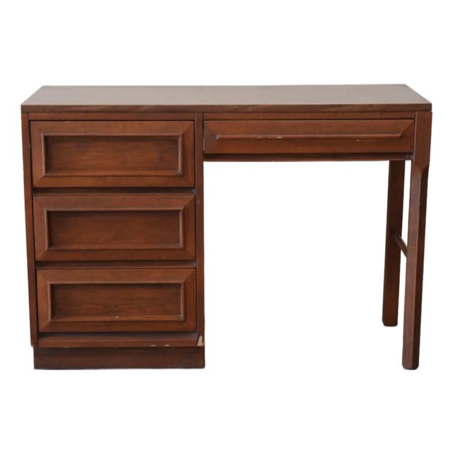 1960s Vintage Mid-Century Modern Linear by Morris of California Walnut Desk - Writing Desk For Sale